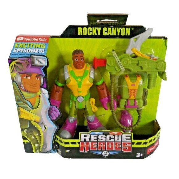 Fisher-Price Rescue Heroes Rocky Canyon Action Figure With Accessories - Picture 1 of 6